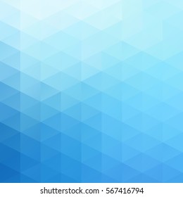 Blue Grid Mosaic Background, Creative Design Templates