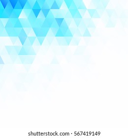 Blue Grid Mosaic Background, Creative Design Templates