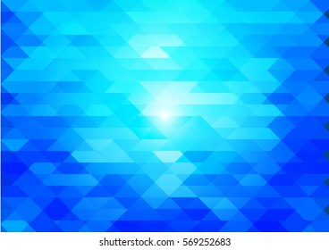 Blue Grid Mosaic Background, Creative Design Templates