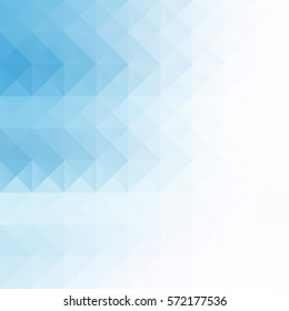 Blue Grid Mosaic Background, Creative Design Templates