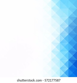 Blue Grid Mosaic Background, Creative Design Templates