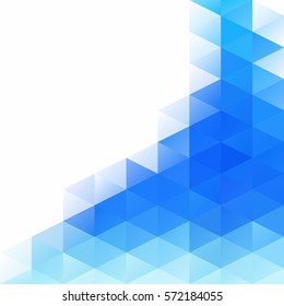 Blue Grid Mosaic Background, Creative Design Templates