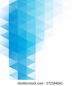 Blue Grid Mosaic Background, Creative Design Templates