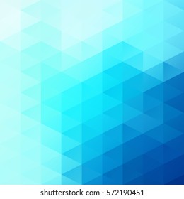 Blue Grid Mosaic Background, Creative Design Templates