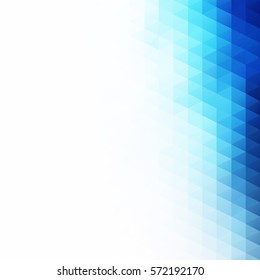 Blue Grid Mosaic Background, Creative Design Templates