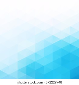 Blue Grid Mosaic Background, Creative Design Templates