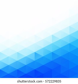 Blue Grid Mosaic Background, Creative Design Templates