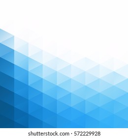 Blue Grid Mosaic Background, Creative Design Templates