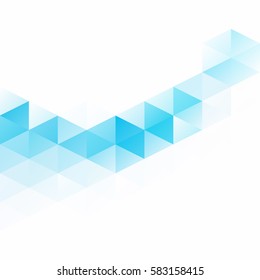 Blue Grid Mosaic Background, Creative Design Templates