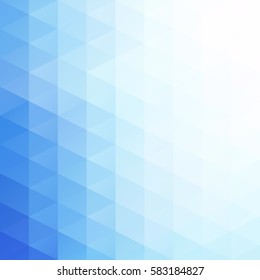 Blue Grid Mosaic Background, Creative Design Templates