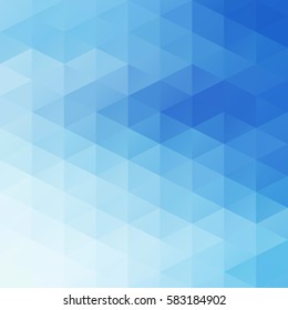 Blue Grid Mosaic Background, Creative Design Templates