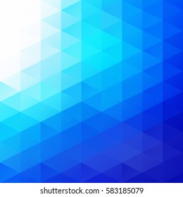 Blue Grid Mosaic Background, Creative Design Templates