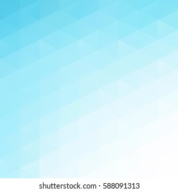 Blue Grid Mosaic Background, Creative Design Templates