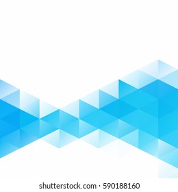 Blue Grid Mosaic Background, Creative Design Templates