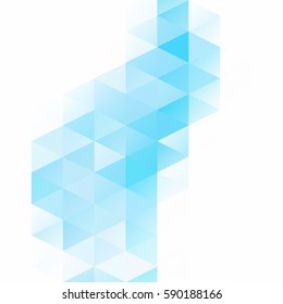 Blue Grid Mosaic Background, Creative Design Templates