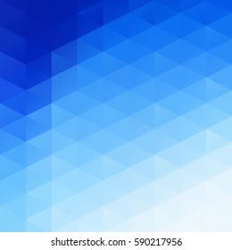 Blue Grid Mosaic Background, Creative Design Templates