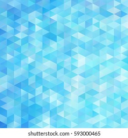 Blue Grid Mosaic Background, Creative Design Templates