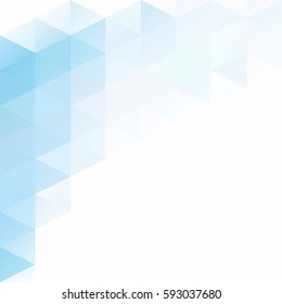 Blue Grid Mosaic Background, Creative Design Templates