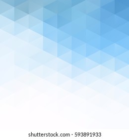 Blue Grid Mosaic Background, Creative Design Templates