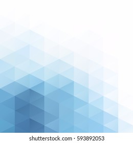 Blue Grid Mosaic Background, Creative Design Templates