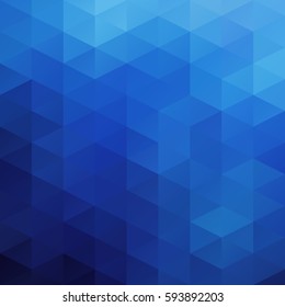 Blue Grid Mosaic Background, Creative Design Templates