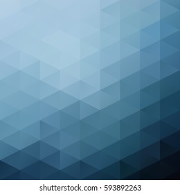Blue Grid Mosaic Background, Creative Design Templates
