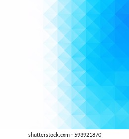 Blue Grid Mosaic Background, Creative Design Templates