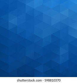 Blue Grid Mosaic Background, Creative Design Templates