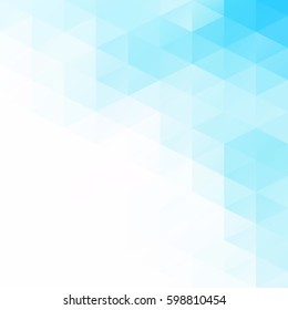 Blue Grid Mosaic Background, Creative Design Templates