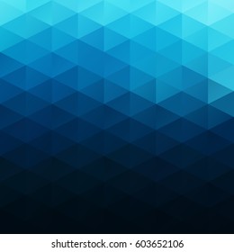 Blue Grid Mosaic Background, Creative Design Templates