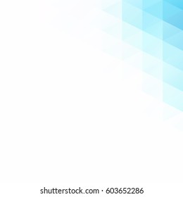 Blue Grid Mosaic Background, Creative Design Templates