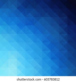 Blue Grid Mosaic Background, Creative Design Templates