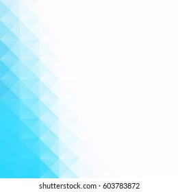 Blue Grid Mosaic Background, Creative Design Templates
