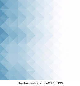 Blue Grid Mosaic Background, Creative Design Templates