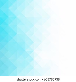 Blue Grid Mosaic Background, Creative Design Templates