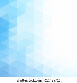 Blue Grid Mosaic Background, Creative Design Templates