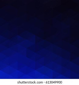 Blue Grid Mosaic Background, Creative Design Templates
