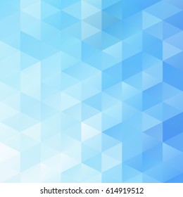 Blue Grid Mosaic Background, Creative Design Templates