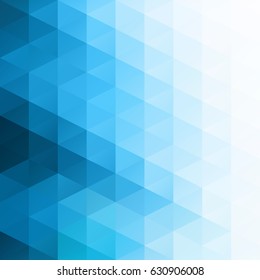 Blue Grid Mosaic Background, Creative Design Templates