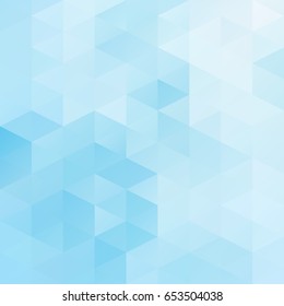 Blue Grid Mosaic Background, Creative Design Templates