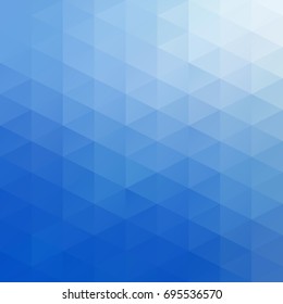 Blue Grid Mosaic Background, Creative Design Templates