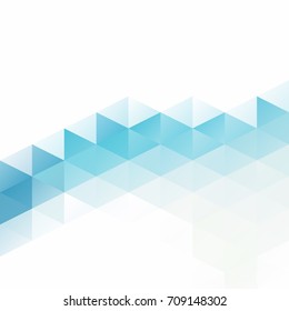 Blue Grid Mosaic Background, Creative Design Templates