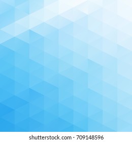 Blue Grid Mosaic Background, Creative Design Templates