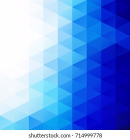 Blue Grid Mosaic Background, Creative Design Templates