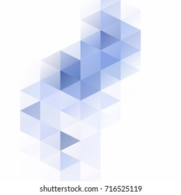 Blue Grid Mosaic Background, Creative Design Templates