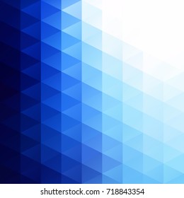 Blue Grid Mosaic Background, Creative Design Templates