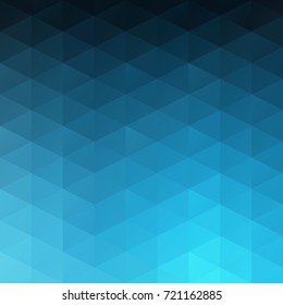 Blue Grid Mosaic Background, Creative Design Templates