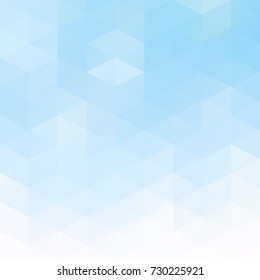 Blue Grid Mosaic Background, Creative Design Templates