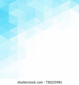 Blue Grid Mosaic Background, Creative Design Templates