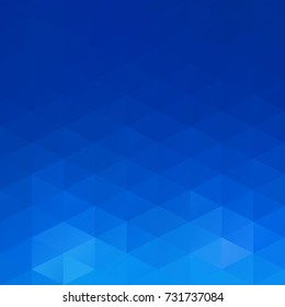 Blue Grid Mosaic Background, Creative Design Templates